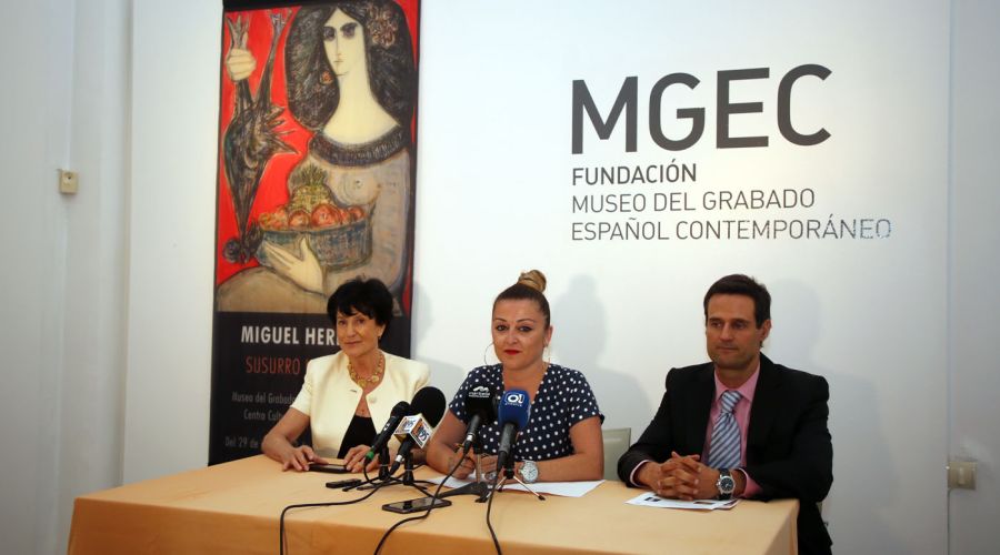 El Museo del Grabado y el Cortijo Miraflores exhiben la obra de Miguel Herrero