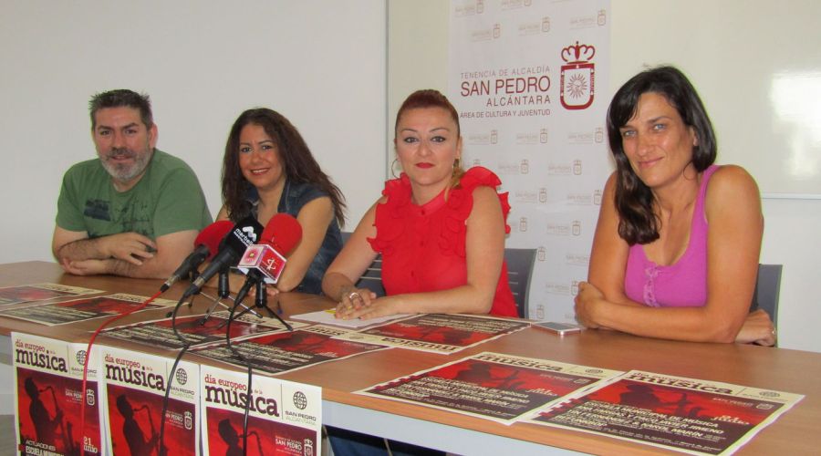 Diferentes estilos musicales llenarán las calles de San Pedro el 21 de junio en un evento organizado por Cultura con motivo del Día Europeo de la Música