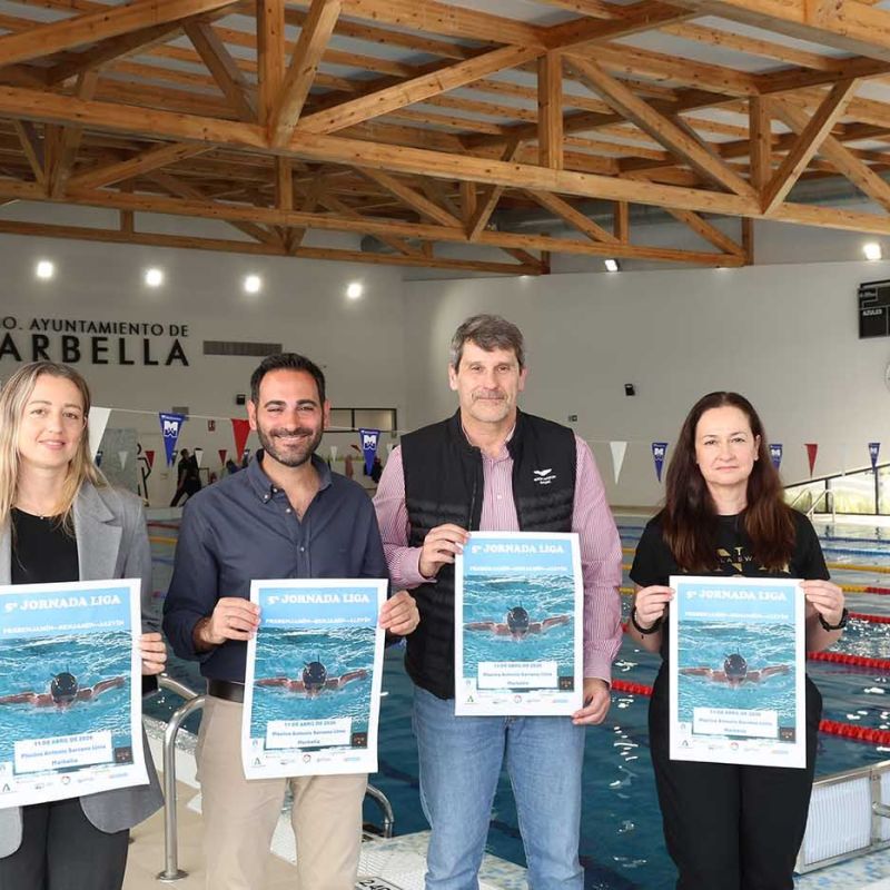 Marbella acogerá por primera vez una jornada oficial de la Liga Provincial de Natación con más de 400 participantes
