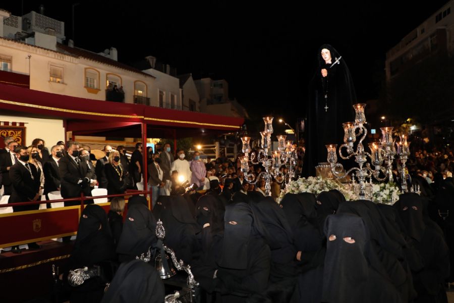 Imagen de la noticia El Cristo Yacente y la Virgen de la Soledad recor…