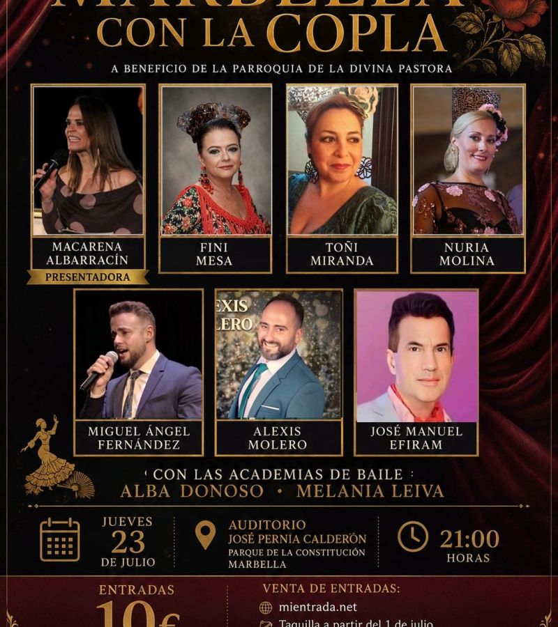 I Gala Benéfica Marbella con la Copla