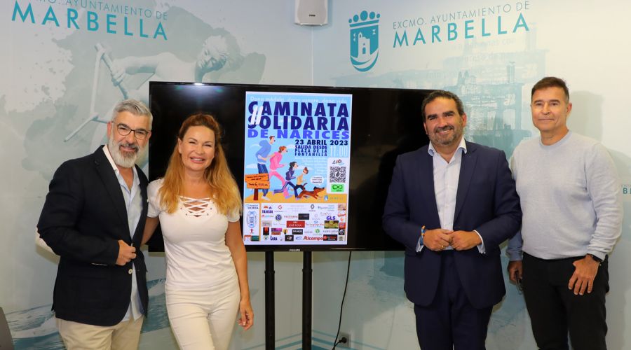 Marbella albergará el próximo domingo 23 de abril la II Caminata Solidaria de Narices a beneficio de la Asociación de Voluntarios de Oncología Infantil, que tiene este año el proyecto de llevar a 70 niños a Eurodisney