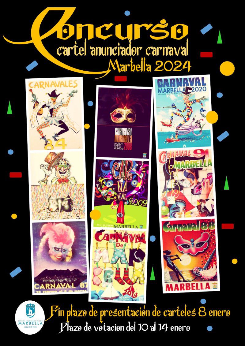 Concurso cartel anunciador Carnaval Marbella 2024