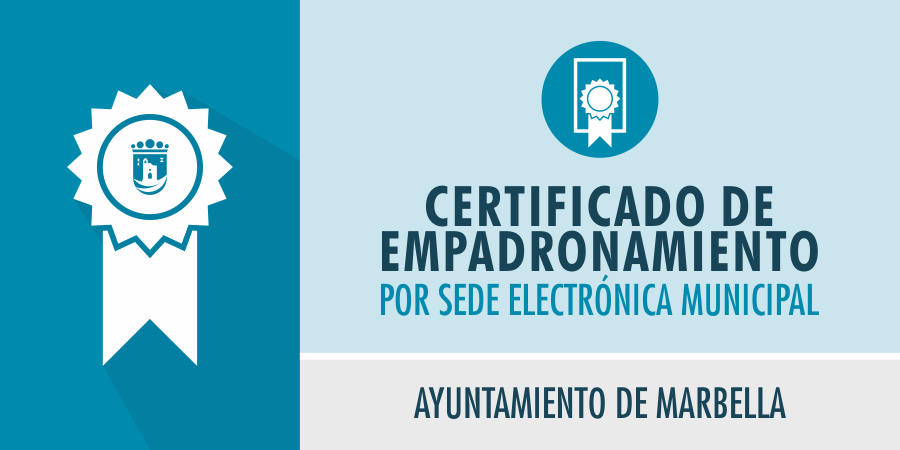 Certificado de Empadronamiento por Sede Electrónica municipal